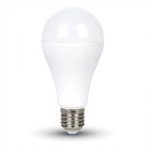 V-TAC -  LED Bulb 17W E27 A60 Thermoplastic Cold White 6400K SKU 4458