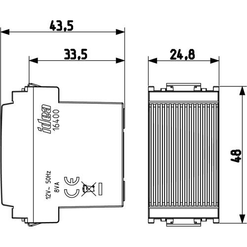 VIMAR - 16400.B - 12V 50Hz bell white 