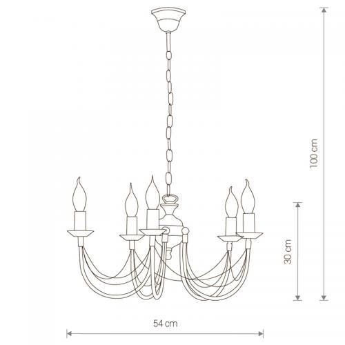 NOWODVORSKI - pendant luminaire ARES V 205 