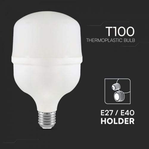 V-TAC - LED Bulb 30W Plastic T100 6500K SKU: 23571 
