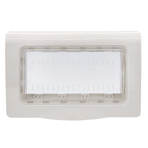 ELMARK - 2604 - QUADRUPLE FRAME WITH COVER IP65 LECCE 