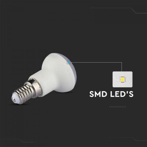 V-TAC - LED Bulb - SAMSUNG CHIP 3W E14 R39 Plastic 3000K SKU: 21210