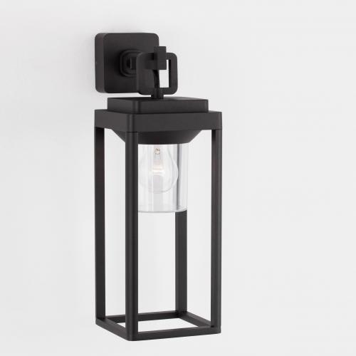 NOVA LUCE - Влагозащитен аплик  Д:14.5, Ш:20.5, В:43 см.   9492500  FIGO ⚡ E27 ⚡ 1 х 12W ⚡ 100-240V ⚡ IP65 ✴ Тъмен антрацит/Черен  