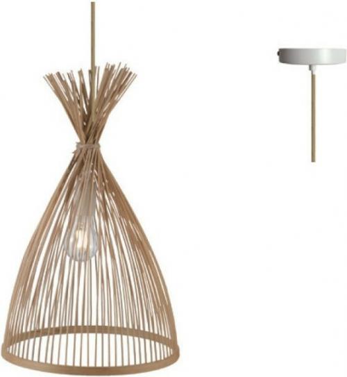 ACA LIGHTING - Пендел TF661P30BO 1ΧΕ27 BAMBOO D30XH154CM