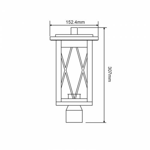 ACA LIGHTING - Фенер NISSA1PTPS