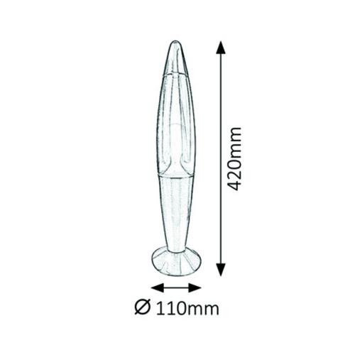 RABALUX - Decorative lava lamp  Lollipop 2 4108