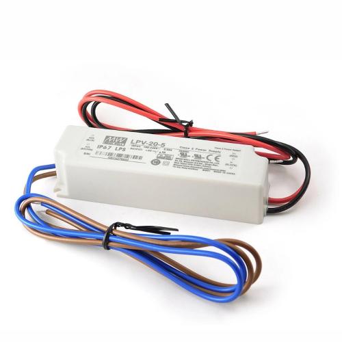 MEAN WELL - Водоустойчиво LED захранване 15W 3A 5V LPV-20-5