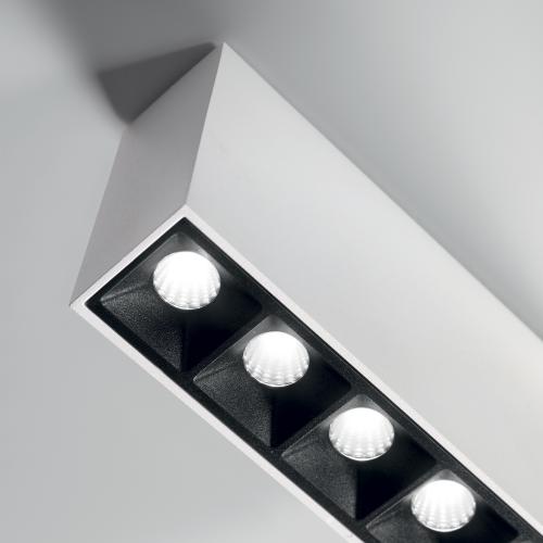 IDEAL LUX -   LED Noon  LIKA 04W SURFACE WH 248523