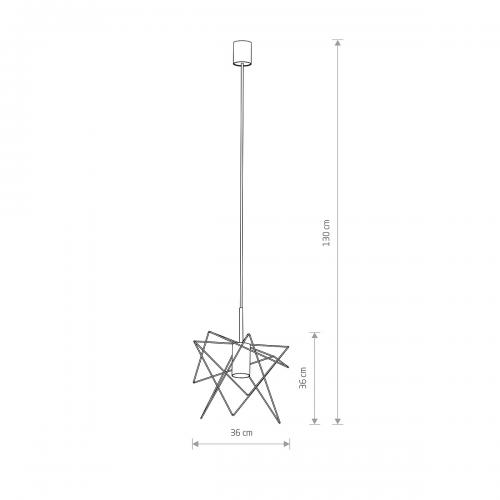 NOWODVORSKI - Пендел 7795 GSTAR BLACK • GU10 1x10W LED • IP20