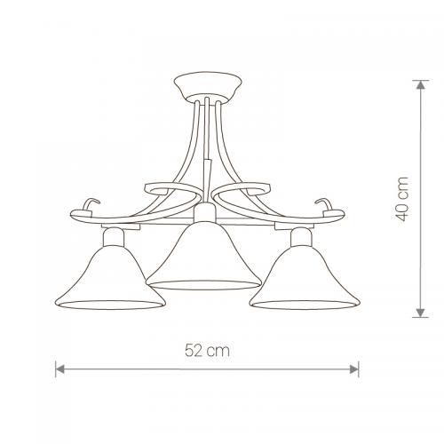 NOWODVORSKI - ceiling luminaire   FLORES III 3526