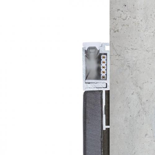 PAULMANN - LED Профил 2м.  78403  LumiTiles LED Strip recessed profile Top 2m✴Анодизиран алуминий