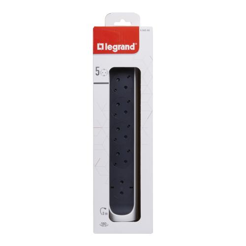 LEGRAND - 694546 Разклонител БЯЛ 5x2P+E без кабел Premium Legrand