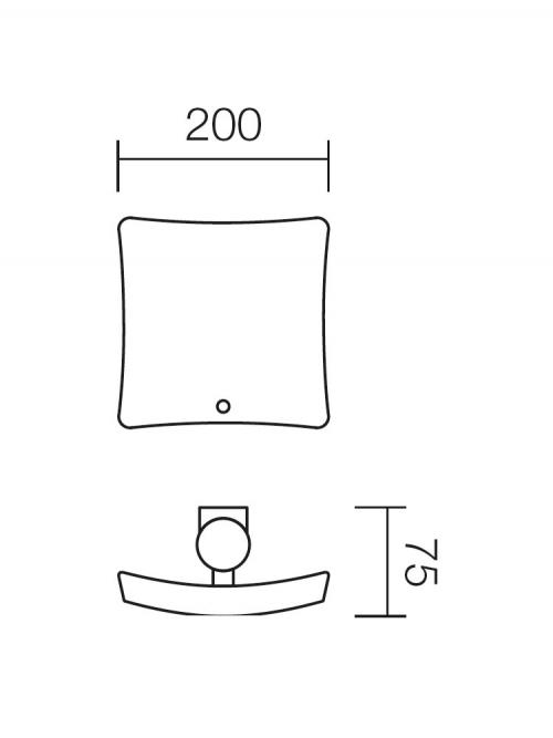 SMARTER - аплик  SOFFIO  05-318  E27, 1 x max. 42W 