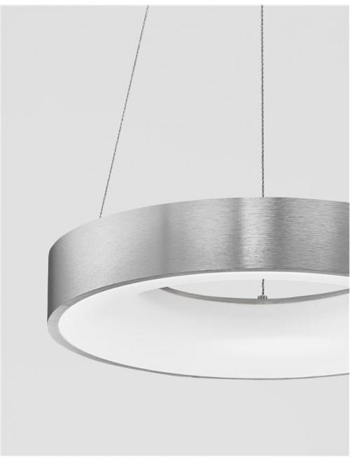 NOVA LUCE - pendant luminaire  RANDO THIN 9453434 LED 30W, 1950Lm, 3000K, IP20 D: 38 H: 120 cm