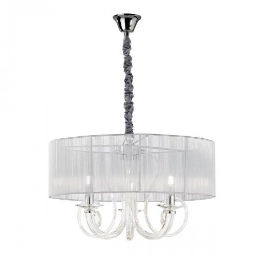 IDEAL LUX - pendnat luminaire SWAN SP3 Argento 208497