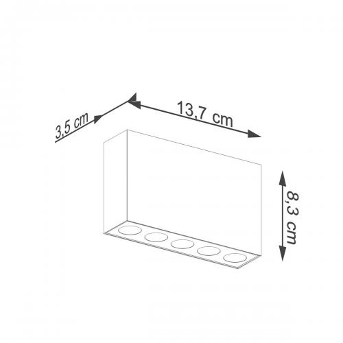 SOLLUX - LED Плафон SOLE SL.1212 черно 4000K 11W IP20