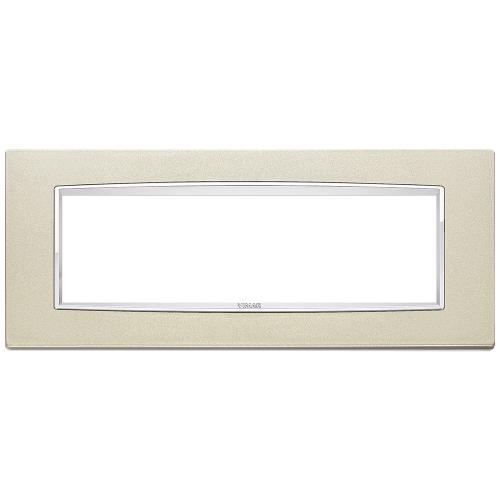 VIMAR - 20657.C07 - Classic plate 7M Bright champagne