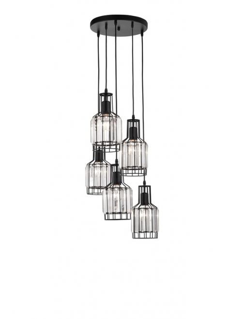 NOVA LUCE - Пендел CARTER 9001702 E27 5x40 W, IP20 Bulb Excluded D: 50 H: 120 cm
