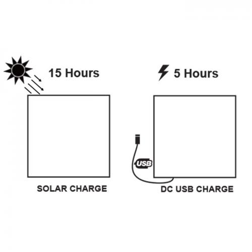 ACA LIGHTING - SEDES40RGBW LED RECHARGEABLE SOLAR CUBE LAMP WITH CHARGER