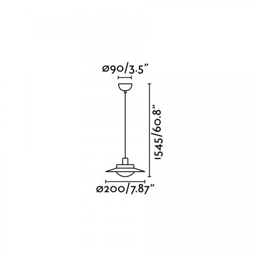 FARO - Пендел SIDE LED 62138