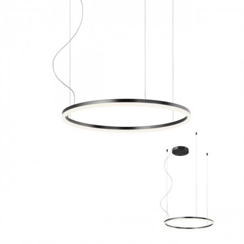 REDO GROUP - Пендел ORBIT 01-1948-DALI  LED 42W 3000K D600 SAND BLACK-DALI