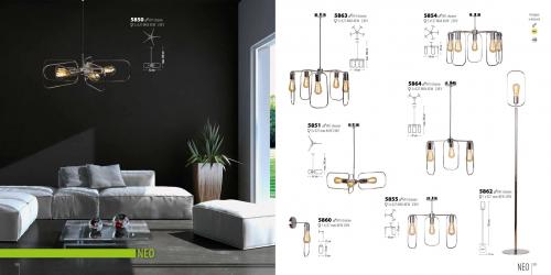 LIS LIGHTING - Плафон NEO 5859PL-H06 E27, 1x40W, H;41, D:15.5cm, злато