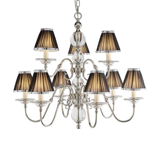 INTERIORS 1900 - Полилей   TILBURG nickel 63719 E14, 9x40W