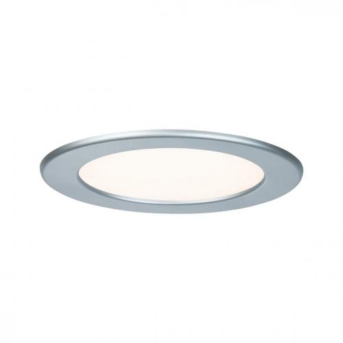 PAULMANN - LED Recessed panel   92074  PANEL ⚡ IP44 ⚡ round 170mm ⚡ 11.1W ⚡ 720lm ⚡ 2700K ✴ Chrome matt