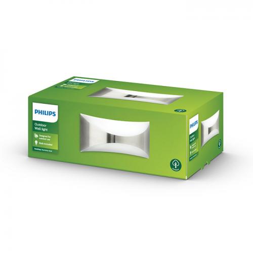 PHILIPS - Фасаден аплик IP44 Seedling 17166/47/16