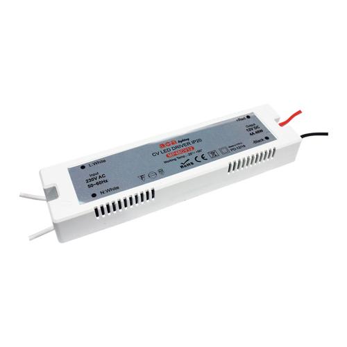 ACA LIGHTING - MINI PLASTIC CV LED DRIVER 48W 230V AC-12V DC 4A IP20 WITH CABLES MP48CV12