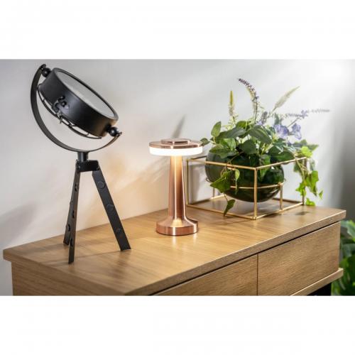 GTV Lighting - Monum desk lamp copper 3W 4000K - LB-MON3W-41-DEC