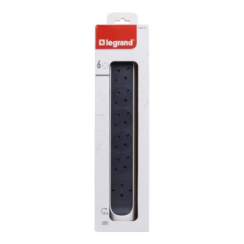 LEGRAND - 694547 Power strip white 6x2P + E without cable Premium Legrand