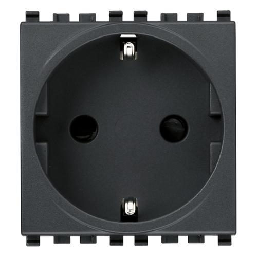 VIMAR - 20208.FX - 2P+E 16A DE SICURY outlet screwless grey