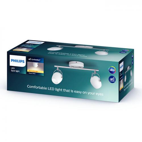 PHILIPS - Спот Rivano – двойна насочена светлина 50612/31/P0