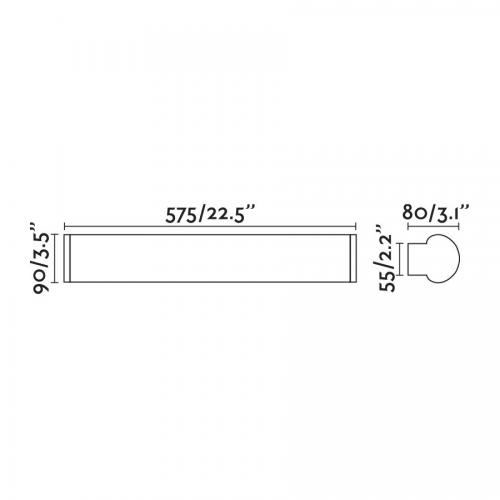 FARO - LED Аплик влагозащетен за баня IP44 DANUBIO 63605