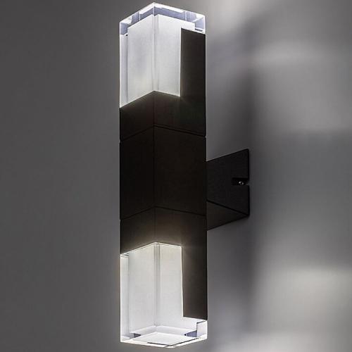 RABALUX - LED Фасаден аплик   77127   DARVAS ⚡ IP54 ⚡  LED 12W ⚡ 830lm ⚡ 2700 / 4000 / 6000К ✴ Черен