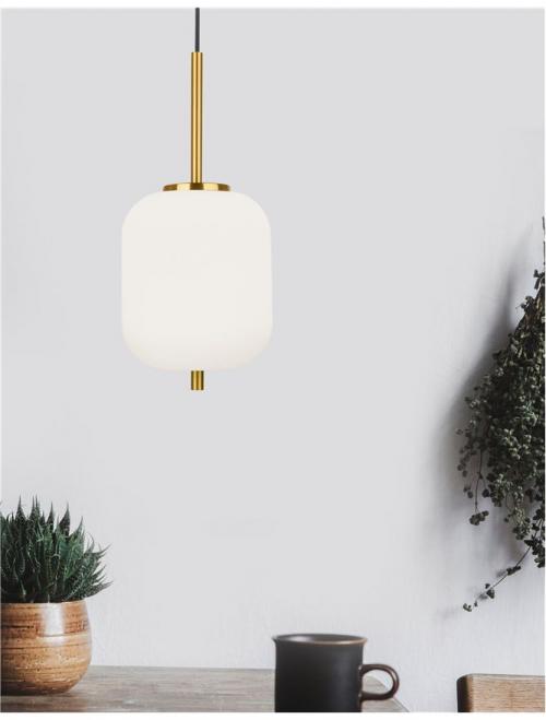 NOVA LUCE - pendant luminaire   LATO 9624065 LED E14 1x5 W, IP20 Bulb Excluded D: 16.5 H1: 20 H2: 120 cm