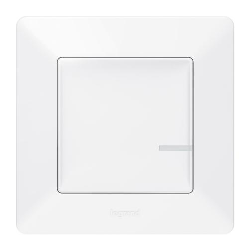 LEGRAND - Свързан ключ/димер 300W с компенсатор жичен Netatmo 752184 Valena Life бяло