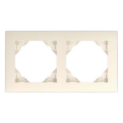 EFAPEL - DOUBLE FRAME IVORY 90920 TMF LOGUS 90