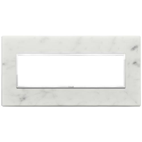 VIMAR - 21657.51 - Eikon EVO Рамка 7М италиански стандарт Carrara white