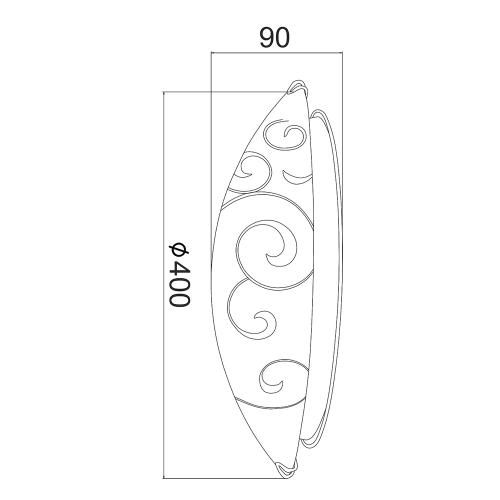 ACA LIGHTING - Плафон WALL & CEILING LUMINAIRES  AD994706L