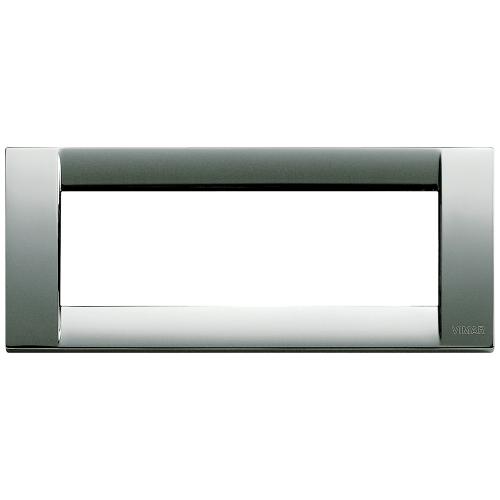 VIMAR - 16736.36 - Classica plate 6M metal chrome