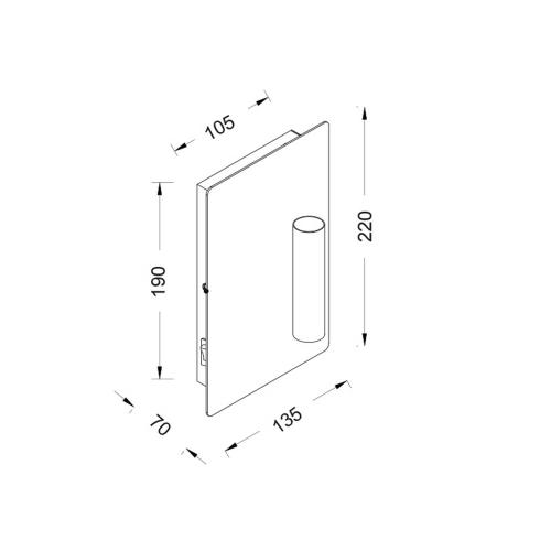ACA LIGHTING -   WALL & CEILING LUMINAIRES   MXB150021A