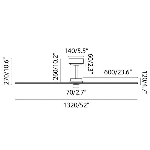 FARO - MILOS  ceiling fan SMART 34100