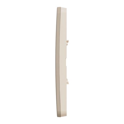 SCHNEIDER ELECTRIC - NU270327 New Unica - cover frame - 1 gang - 3 module - cappuccino/ ivory