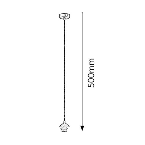 RABALUX - pendant luminaire   FIX 1338 chrome, Е27, 60W