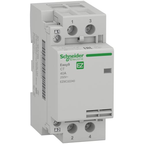 SCHNEIDER ELECTRIC - Контактор Easy9 CT 2P 40A 2NO 230V 50Hz EZ9C32240
