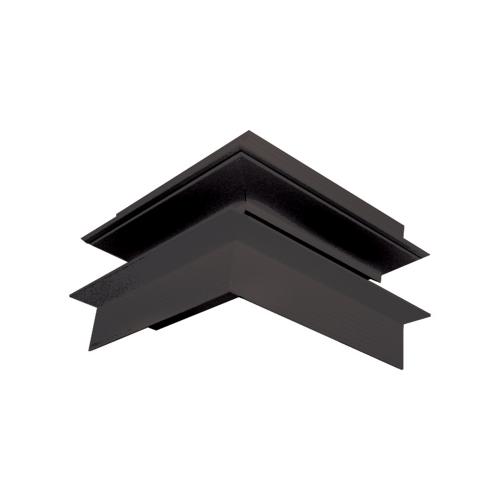ACA LIGHTING - OUTER ANGLE FOR MAGNETIC TRACK LINE RECESSED MOUNTED MT90OUB MATTE BLACK