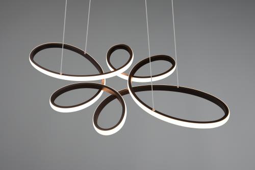 TRIO - Пендел FLY – 345619132 32W · 1x 3900lm, 3000K черен