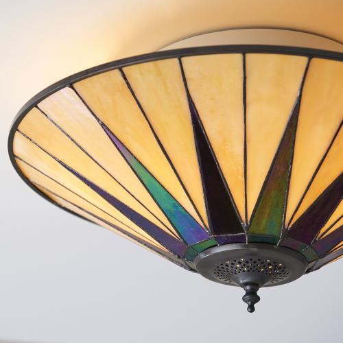 INTERIORS 1900 - ceiling luminaire  DARK STAR  70240 E27, 2x60W